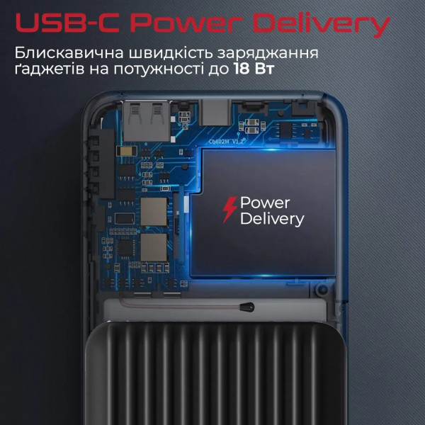 Фото - Батарея мобільна Promate Titan-30С 30000mAh Black