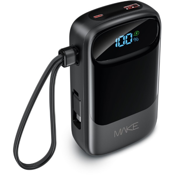 Фото - Батарея мобильная MAKE 20000mAh 30W Pro Black (MPB-2010PBK)
