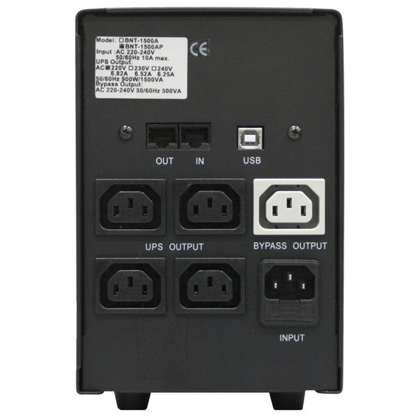 Фото - Джерело безперебійного живлення Powercom BNT-1000AP USB (00210153)