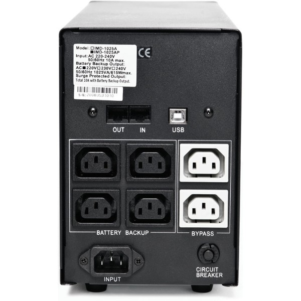 Фото - Джерело безперебійного живлення Powercom IMD-1200AP LCD USB (00210138)