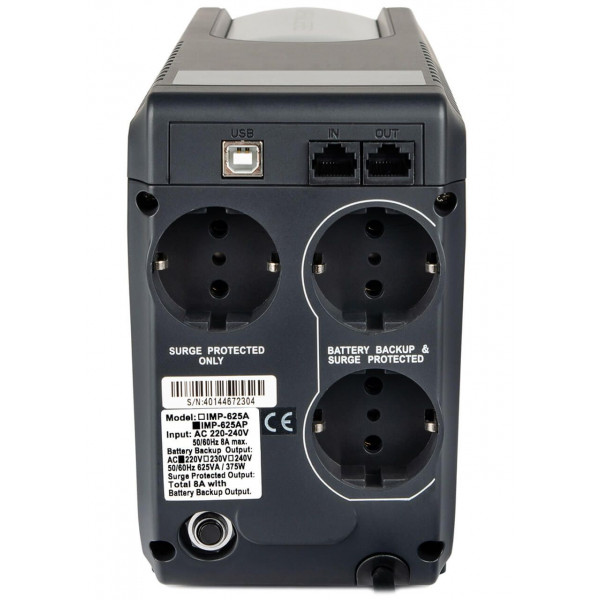 Фото - Джерело безперебійного живлення Powercom IMP-625AP Schuko
