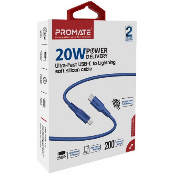 Фото - Кабель Promate Powerlink-200 Blue