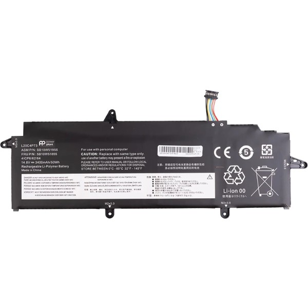 Фото - Акумулятор для ноутбука PowerPlant LENOVO ThinkPad X13 Gen 2 (L20C3P72) 14.8V 3400mAh (NB482825)
