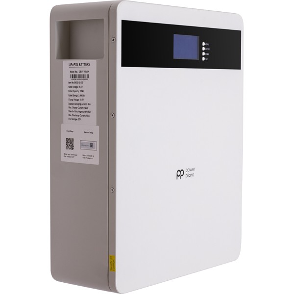 Фото - Батарея для сонячного інвертора PowerPlant LiFePO4 25.6V 100Ah 2560Wh (NV823185)