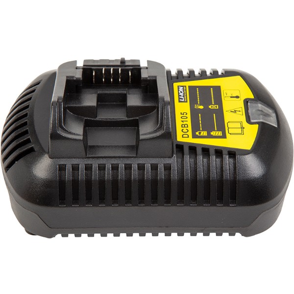 Фото - З/У к аккумуляторной батарее для электроинструментов PowerPlant для DEWALT DCB105, 12V-20V 1.5A, Li-ion (TB921478)
