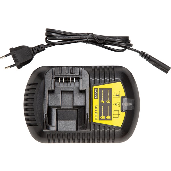 Фото - З/У к аккумуляторной батарее для электроинструментов PowerPlant для DEWALT DCB105, 12V-20V 1.5A, Li-ion (TB921478)