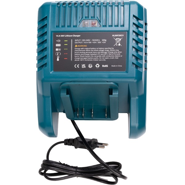 Фото - З/У к аккумуляторной батарее для электроинструментов PowerPlant для BOSCH AL3620CV, 14.4V-36V, 3A/2A, Li-ion (TB921676)