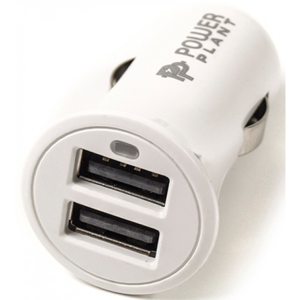 Фото - Автомобільний зарядний пристрій PowerPlant 2xUSB 3.1A White (DV00DV5036) Фото - Автомобільний зарядний пристрій PowerPlant 2xUSB 3.1A White (DV00DV5036)