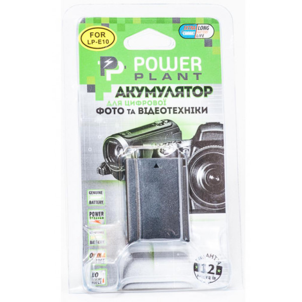Фото - Акумулятор для фотокамери PowerPlant Canon LP-E10 1200mAh (DV00DV1304)