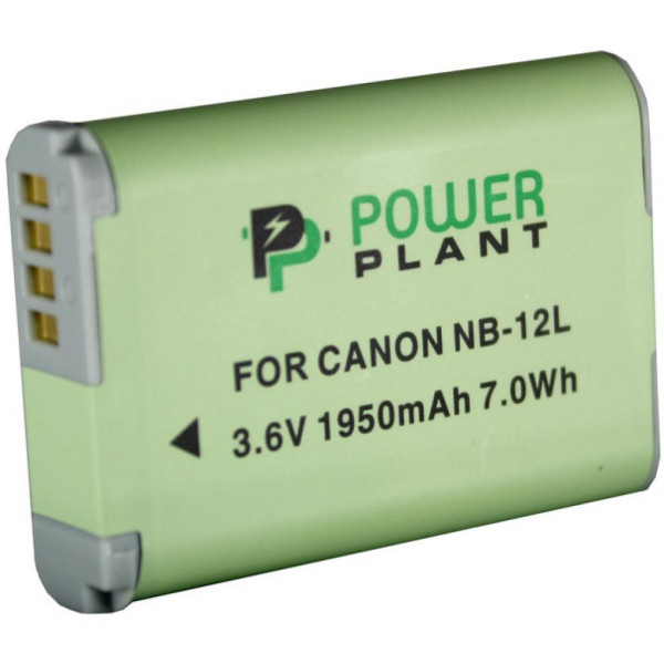 Фото - Акумулятор для фотокамери PowerPlant Canon NB-12L 1950mAh (DV00DV1404) Фото - Акумулятор для фотокамери PowerPlant Canon NB-12L 1950mAh (DV00DV1404)