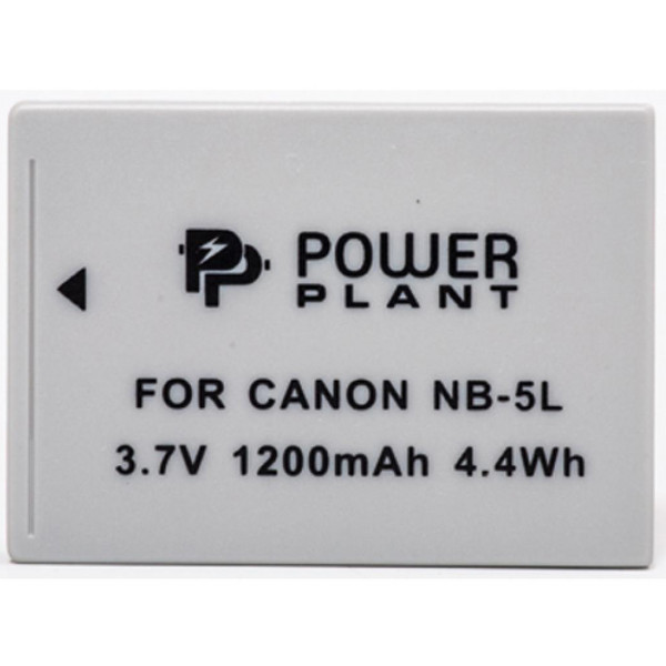 Фото - Аккумулятор для фотокамеры PowerPlant Canon NB-5L 1200mAh (DV00DV1160)