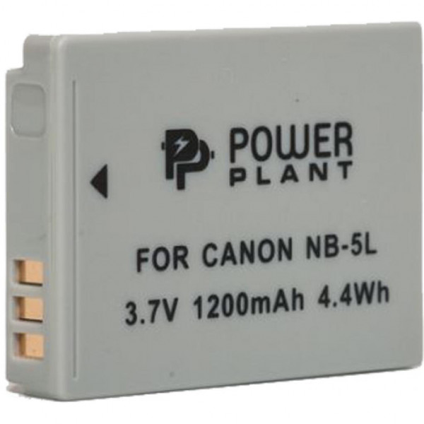 Фото - Аккумулятор для фотокамеры PowerPlant Canon NB-5L 1200mAh (DV00DV1160)