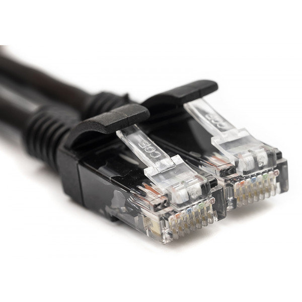 Фото - Кабель патч-корд PowerPlant Cat5E UTP 0.5m Black (CA911523)
