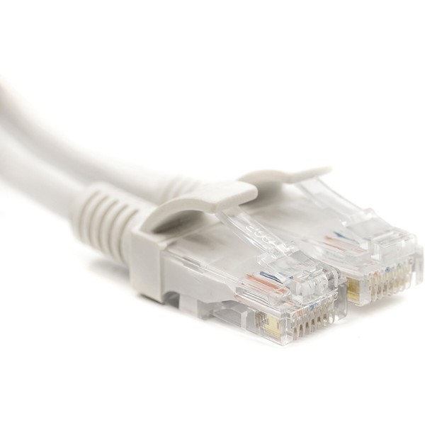 Фото - Кабель патч-корд PowerPlant Cat5E UTP 0.5m White (CA911530)