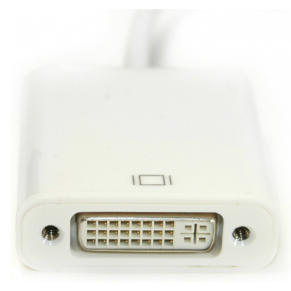 Фото - Перехідник USB-C - DVI PowerPlant USB Type-C-DVI 0.15m White (DV00DV4063)