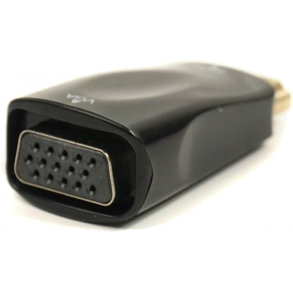 Фото - Перехідник PowerPlant HDMI-VGA 0.5m Black (CA910267)