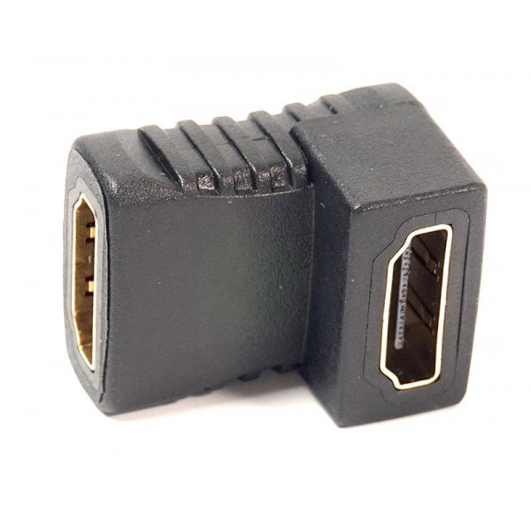 Фото - Перехідник HDMI PowerPlant HDMI (AF) - HDMI (AF) Black (KD00AS1305)