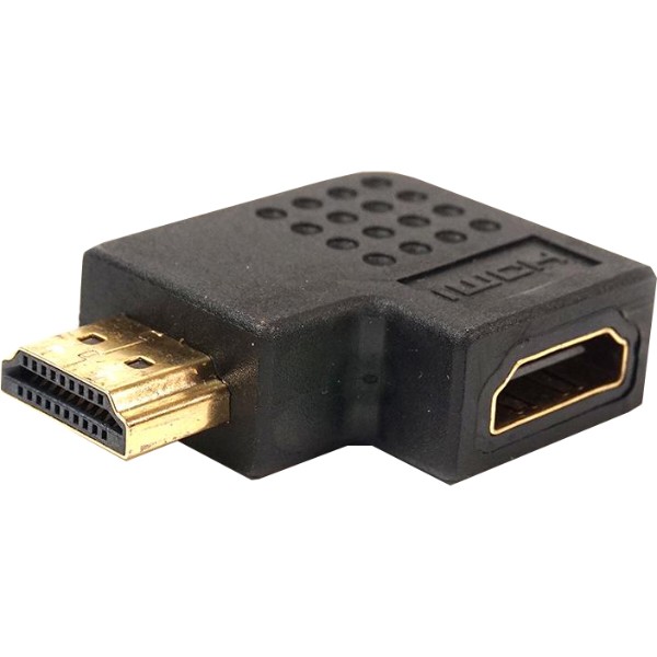 Фото - Перехідник HDMI PowerPlant HDMI (AF) -HDMI (AM) Black (KD00AS1302)