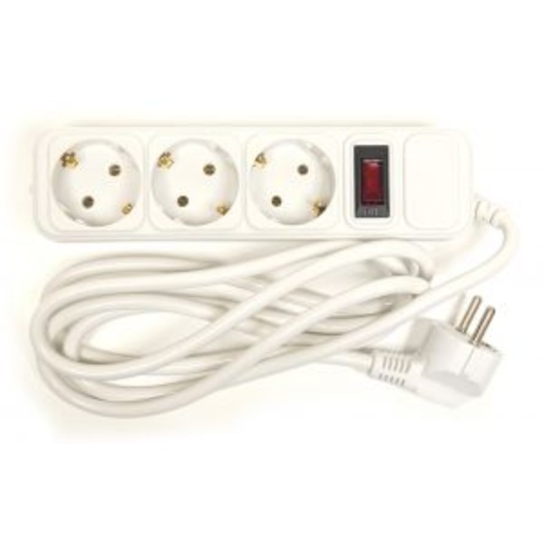 Фото - Сетевой фильтр PowerPlant JY-1054/3 (PPSA10M30S3) 3 розети 3 м White