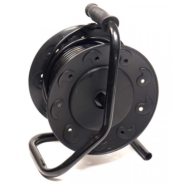 Фото - Удлинитель 220В PowerPlant JY-2002/15 (PPRA10M150S4) 4 розетки 15m Black-Yellow