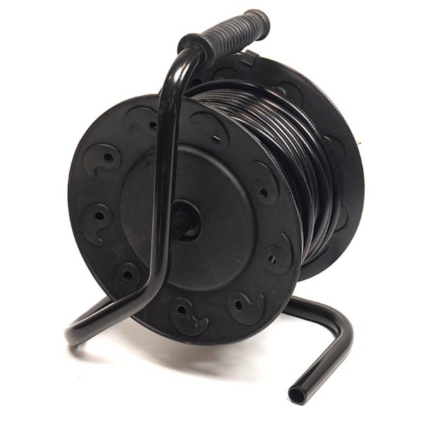 Фото - Подовжувач 220В PowerPlant JY-2002/20 (PPRA10M200S4) 4 розетки 20m Black-Yellow
