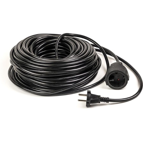 Фото - Удлинитель 220В PowerPlant JY-3021/30 (PPEA10M300S1) 1 розетка 30m Black