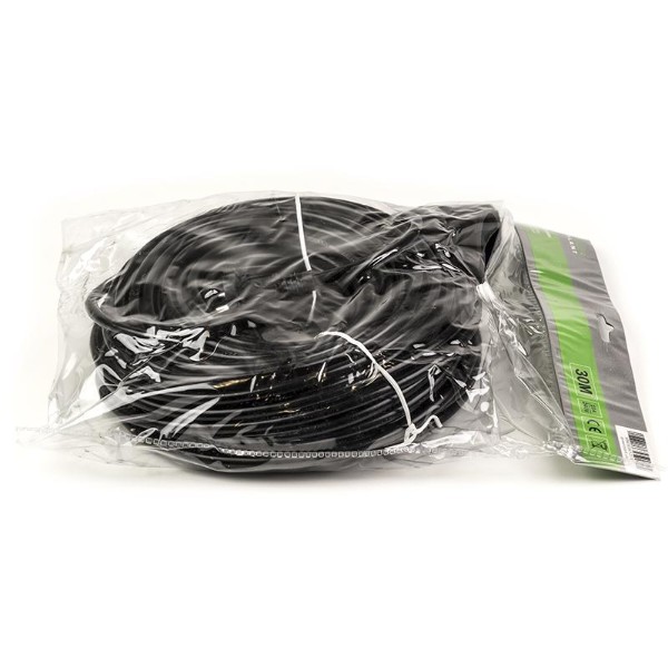 Фото - Удлинитель 220В PowerPlant JY-3021/30 (PPEA10M300S1) 1 розетка 30m Black
