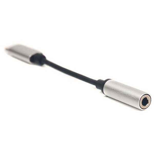 Фото - Переходник аудио PowerPlant Lightning-Jack 3.5mm 0.1m Silver (CA910366)
