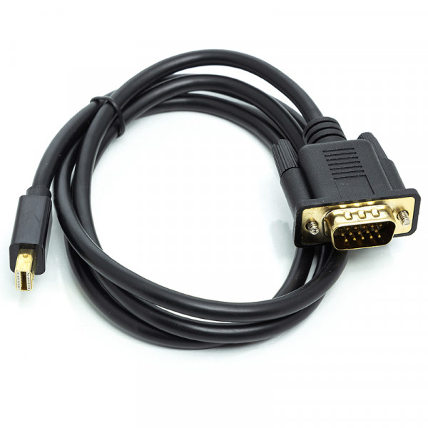 Фото - Перехідник Mini Display Port-VGA PowerPlant Mini Display Port Male to VGA Male (CA911998) Фото - Перехідник Mini Display Port-VGA PowerPlant Mini Display Port Male to VGA Male (CA911998)