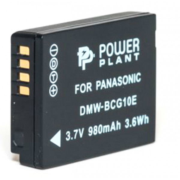 Фото - Аккумулятор для фотокамеры PowerPlant Panasonic DMW-BCG10 980mAh (DV00DV1253)