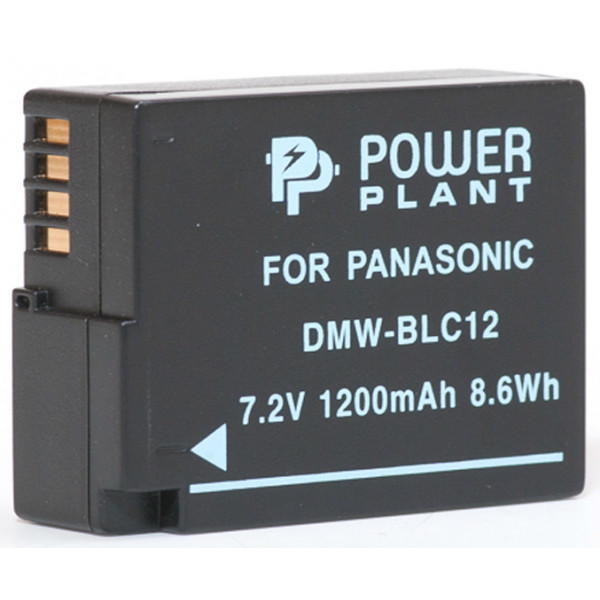 Фото - Аккумулятор для фотокамеры PowerPlant Panasonic DMW-BLC12, DMW-GH2 1200mAh (DV00DV1297)