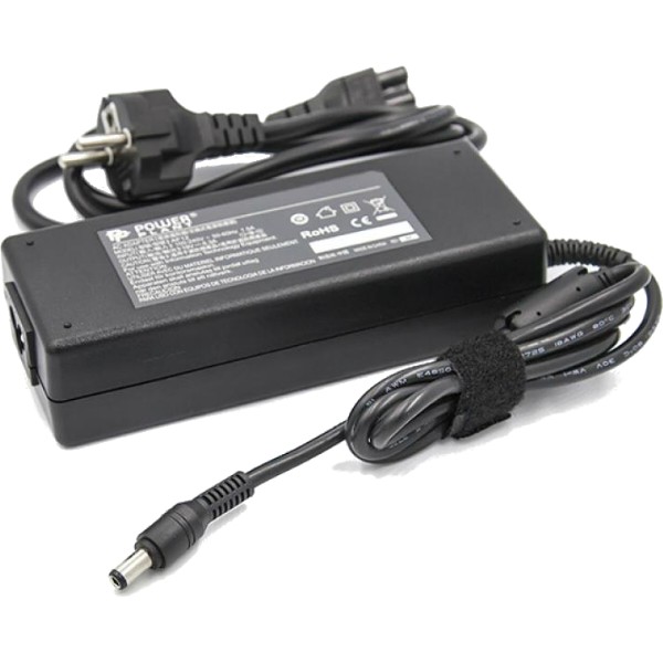 Фото - Зарядний пристрій для ноутбука PowerPlant Toshiba 220V 15V 120W 8A (TO120C6330)
