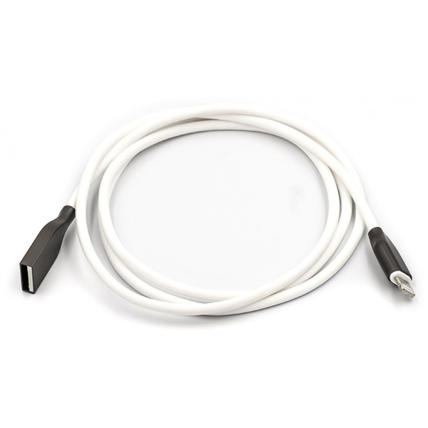 Фото - Кабель синхронізації даних PowerPlant USB-Lightning 1m White (CA910724)