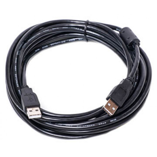 Фото - Кабель USB type A - USB type A PowerPlant USB 2.0 AM– AM 5m One Ferrite (KD00AS1216)