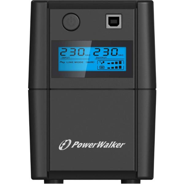 Фото - Джерело безперебійного живлення PowerWalker VI 850 SHL Schuko (10120096)