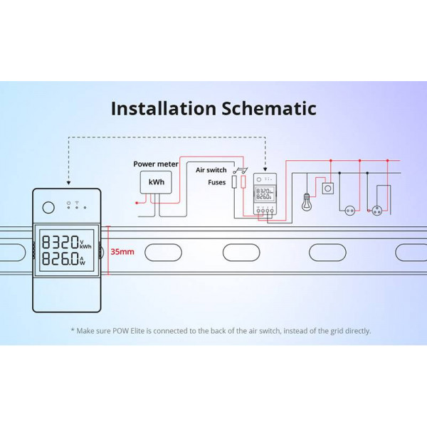 Фото - Розумний диммер Sonoff POWR316