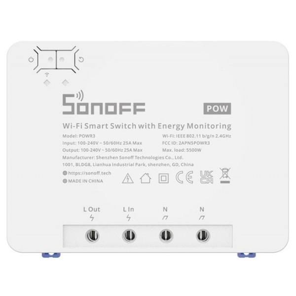 Фото - Розумний диммер Sonoff POWR3