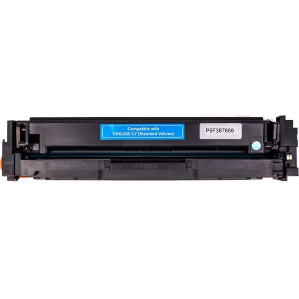 Фото - Картридж для лазерних принтерів/БФП PowerPlant Canon MF742/744/746, LBP663/664 (CRG-055) CY з чипом (PP-CRG-055CY)