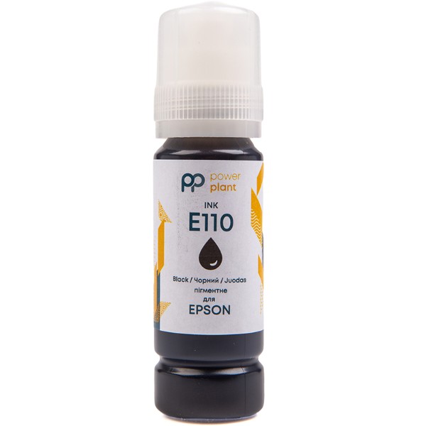 Фото - Чернила PowerPlant E110 для Epson M1100/M1120 70г Black Pigment пигментное (PP110BP)