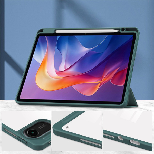Фото - Чохол для планшета BeCover Soft Edge з кріпленням для стілусу for Xiaomi Redmi Pad 2 11.0" Dark Green (713658)