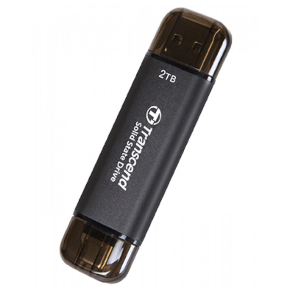 Фото - SSD-накопичувач зовнішній Transcend 2TB ESD310C Type C/A (TS2TESD310C)