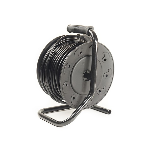 Фото - Подовжувач 220В PowerPlant JY-2002/30 (PPRA10M300S4) 4 розетки 30m Black-Yellow