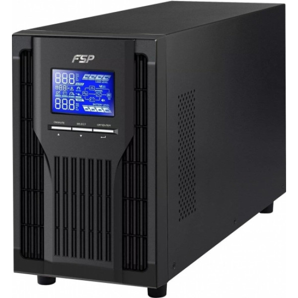 Фото - Джерело безперебійного живлення FSP Champ 2 kVA,Tower,Schuko CH-1102TS 2000VA/1800W,Online,Schukox6 (PPF16A1900)