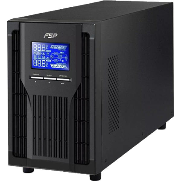 Фото - Джерело безперебійного живлення FSP Champ 2 kVA,Tower,Schuko CH-1102TS 2000VA/1800W,Online,Schukox6 (PPF16A1900)