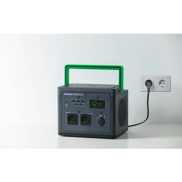 Фото - Зарядная станция универсальная APC Schneider OffGrid Portable Power Station 500, 517Wh Lithium-ion, 2 Schuko (PPS500-GR)