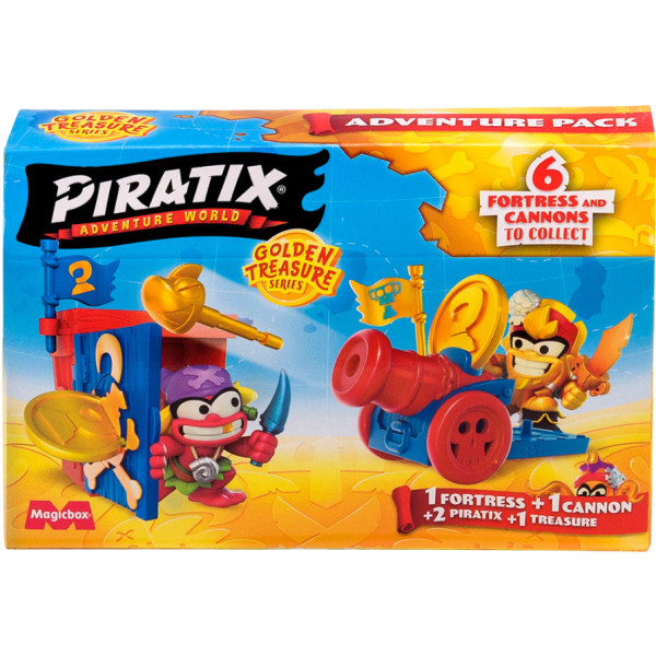 Фото - Ігрова фігурка-сюрприз набір Piratix Golden Treasure - ПІРАТСЬКІ ПРИГОДИ (PPX1D226IN00)