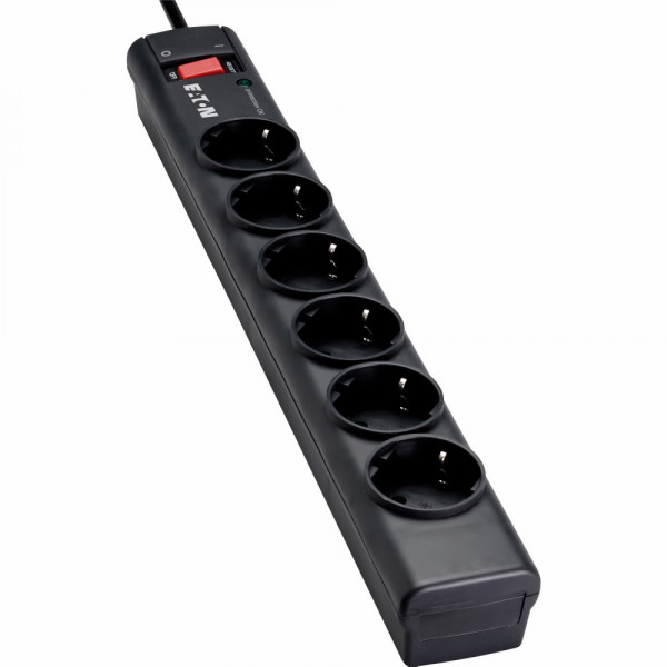 Фото - Мережевий фільтр Eaton Protection Strip 6 (PS6D)