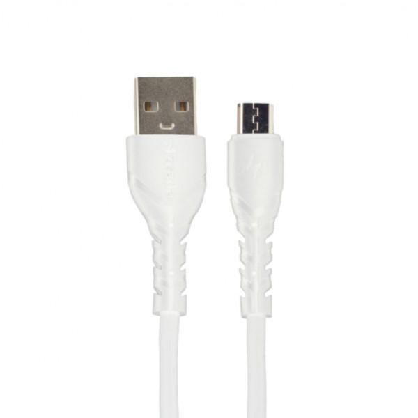 Фото - Кабель синхронізації даних Proda PD-B47m Micro USB Quick Charge 3А White (PD-B47m-WHT)