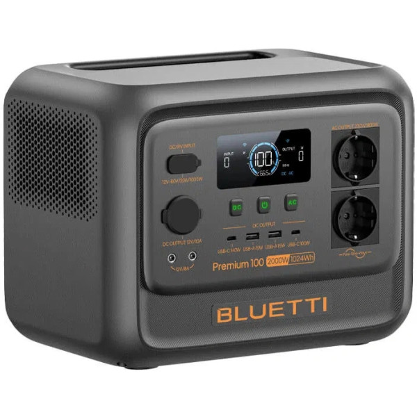 Фото - Зарядна станція універсальна Bluetti Premium 100 V2 Portable Power Station 2000W/1024Wh (PR100V2)