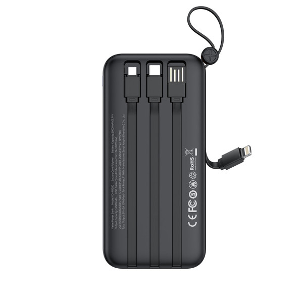 Фото - Батарея мобільна XO 30000mAh (PR280.black)